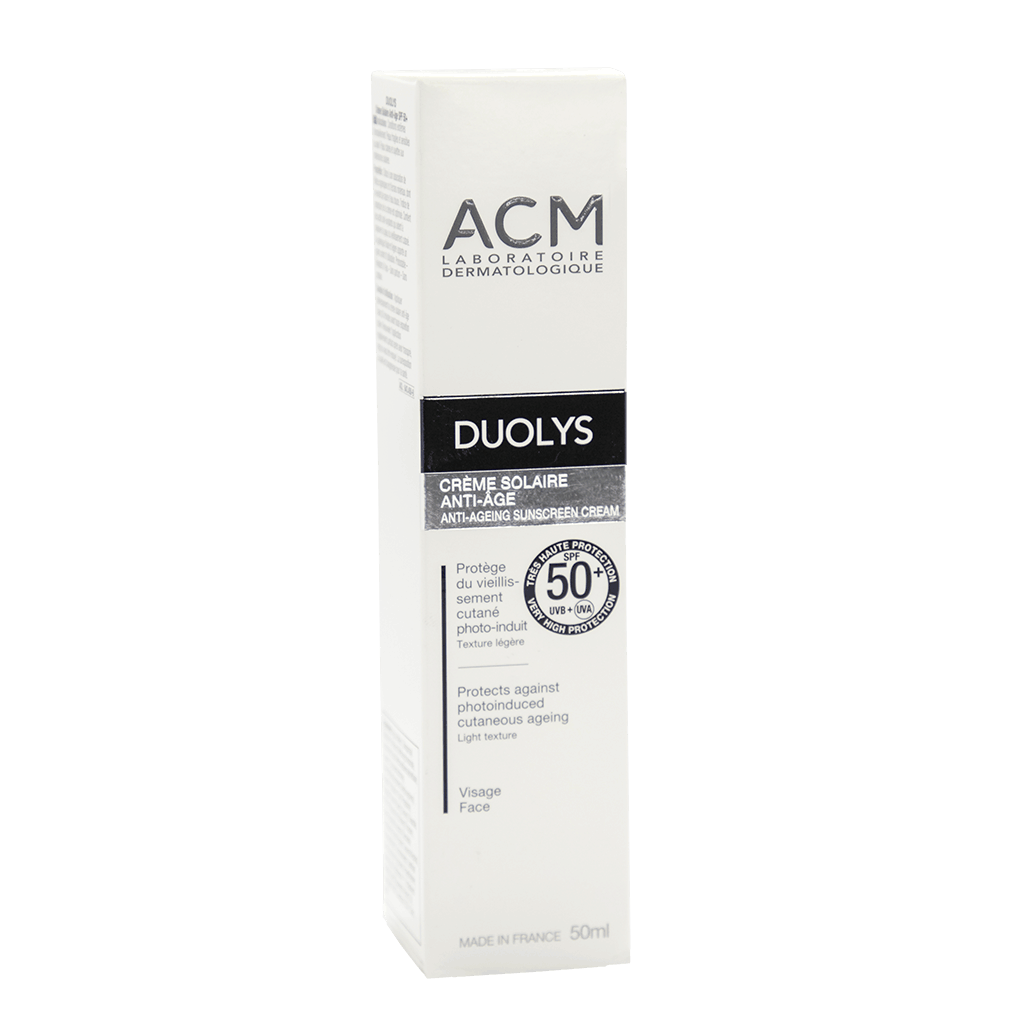 ACM DUOLYS CR SOLAIRE ANTI AGE SPF 50 50ML Farmacias Los Hidalgos